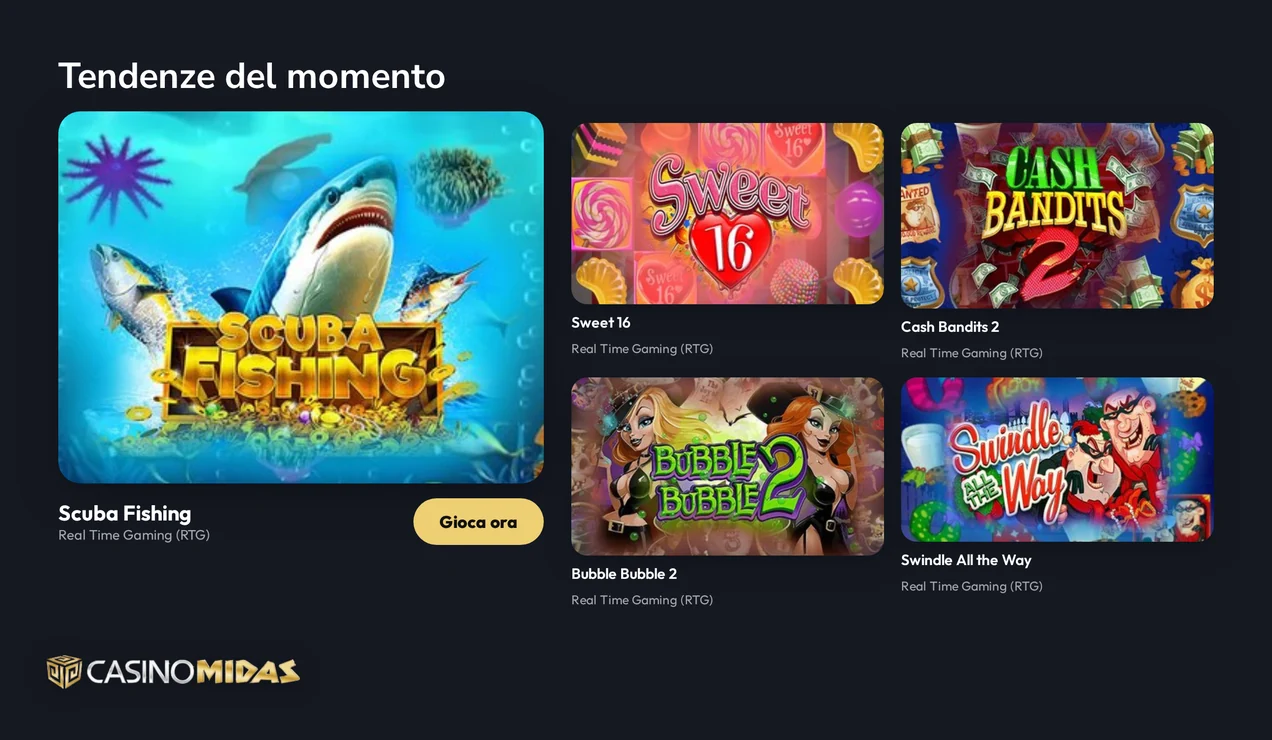 Gioca alle slot top